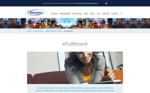 eFulfilment Services | Wincanton plc
