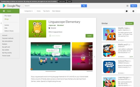 Linguascope Elementary - Apps on Google Play