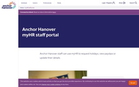 myHR staff portal | Anchor Hanover