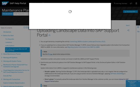 Uploading Landscape Data Into SAP Support Portal - SAP ...