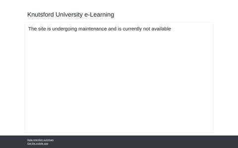 Knutsford University e-Learning