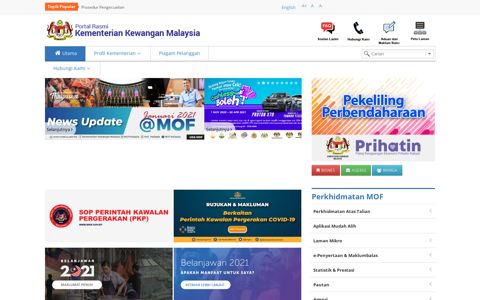 Portal Rasmi Kementerian Kewangan Malaysia