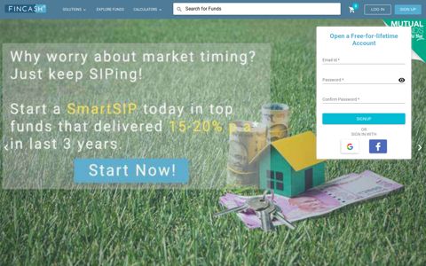 Fincash: Invest in Best Performing Mutual Funds in India