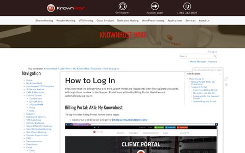 How to Log In [KnownHost Wiki]