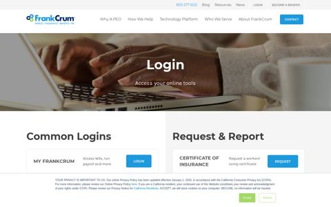 FrankCrum Client Login | FrankCrum
