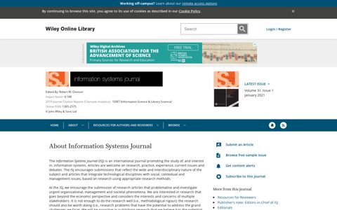 Information Systems Journal - Wiley Online Library