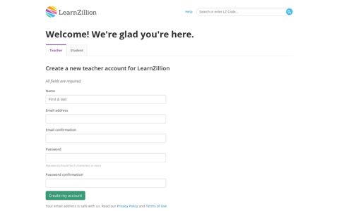 Sign Up | LearnZillion