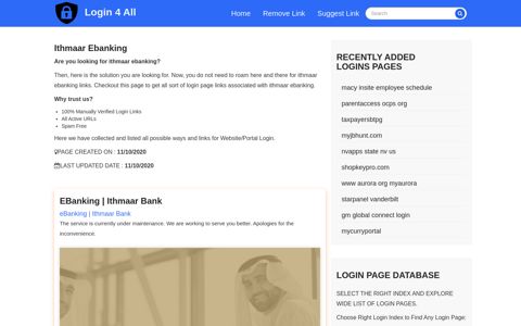 ithmaar ebanking - Official Login Page [100% Verified] - Login 4 All
