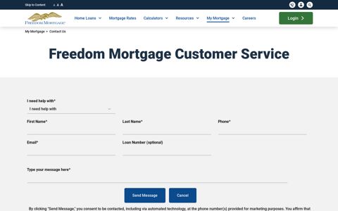 Contact Us - Freedom Mortgage