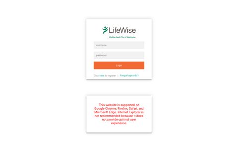 LifeWise Health Plan of Washington - Portal