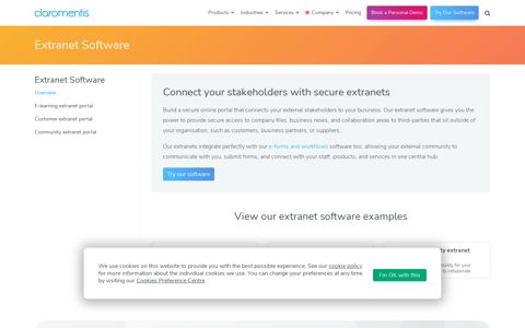 Extranet Software Portals | Claromentis