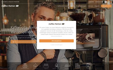 Kaffee Partner: Kaffeeautomaten mieten oder leasen