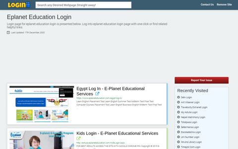 Eplanet Education Login - Loginii.com