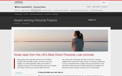 Personal Finance | Hitachi Capital UK