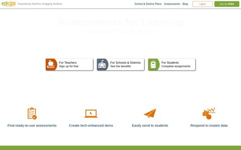 Edcite: Online Assessment Platform