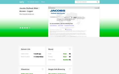 jegmail.jacobs.com - Jacobs Outlook Web Access - Lo... - Sur.ly