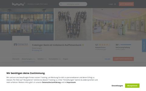 Freisinger Bank Volksbank-Raiffeisenbank Erfahrungen: 20 ...