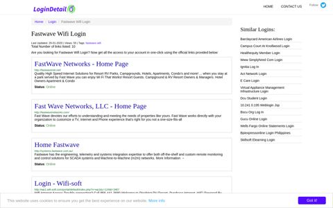Fastwave Wifi Login FastWave Networks - Home Page - http ...