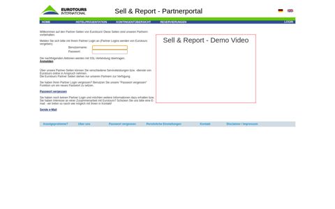 Sell & Report - Partnerportal