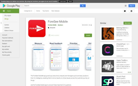 ForeSee Mobile – Apps on Google Play