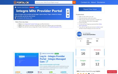 Integra Mltc Provider Portal