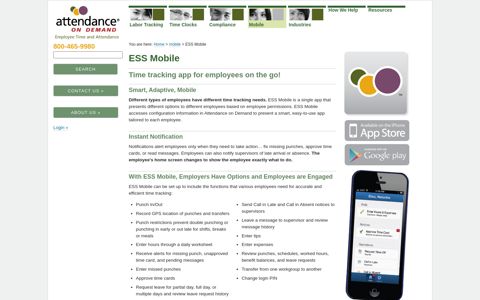 ESS Mobile - Attendance on Demand