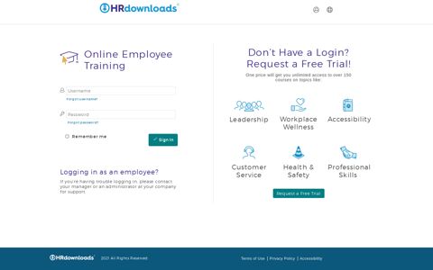 Online Training | Employee Login | HRdownloads