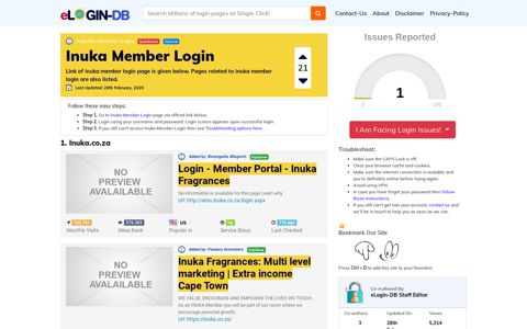 Inuka Member Login - A database full of login pages from all ...