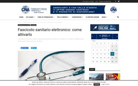 Fascicolo sanitario elettronico: come attivarlo | CNA VALLE D ...