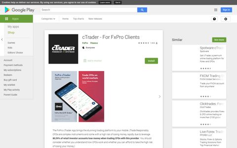 cTrader - For FxPro Clients - Apps on Google Play