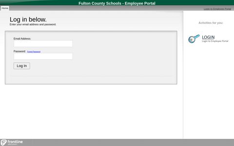 Fulton County Schools - Employee Portal