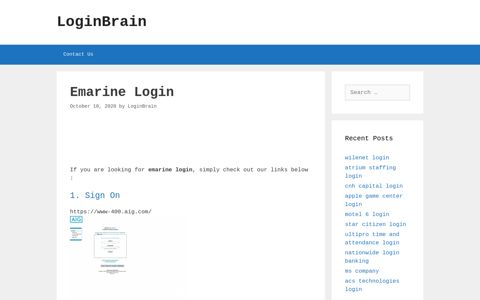 emarine login - LoginBrain