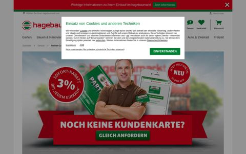 Partner-Card - Die Rabattkarte auf hagebau.de