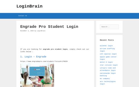 Engrade Pro Student - Login - Engrade - LoginBrain