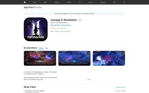 ‎Lineage 2: Revolution on the App Store