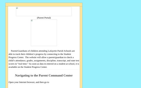 Signing Up for Parent Portal - Google Sites