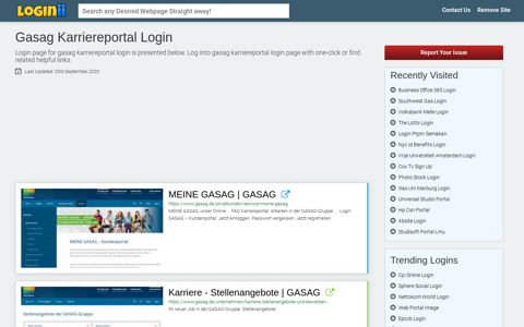 Gasag Karriereportal Login - Loginii.com