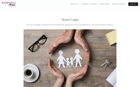 Tenant Portal — Core Rentals