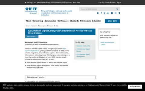 IEEE Member Digital Library: Get Comprehensive Access with ...