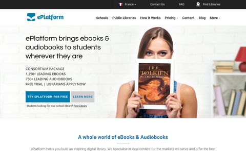ePlatform: eBooks and Audiobooks in School Libraries