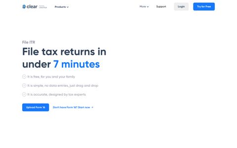 Free e-Filing Income tax Returns Online for (FY 2019-20) - ITR ...