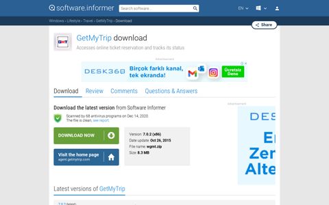 Download GetMyTrip by Hermes I Ticket Pvt Ltd