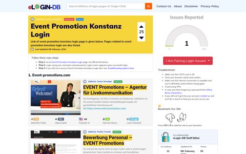 Event Promotion Konstanz Login