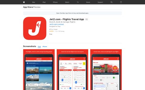 ‎Jet2.com - Flights Travel App on the App Store