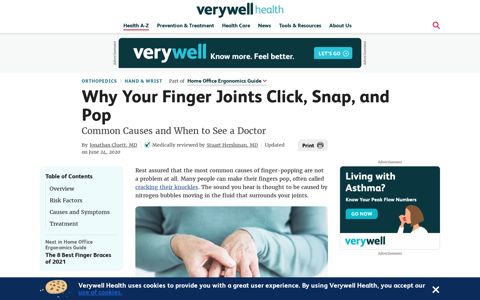 Why Your Finger Joints Click, Snap, and Pop - Verywell Health