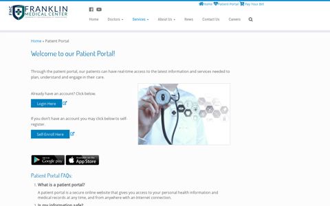Patient Portal – Franklin Medical Center
