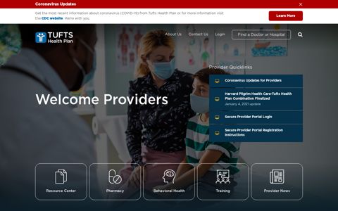 Welcome Providers | Tufts Health Plan