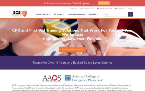 ECSI |CPR, First Aid, & Safety Training