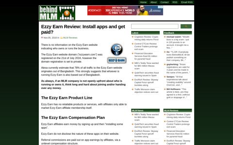Ezzy Earn Review: Install apps and get paid? - BehindMLM