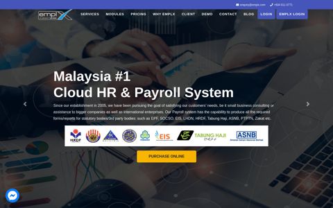 EMPLX: Cloud HR & Payroll System Malaysia